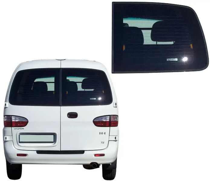 Заднее правое стекло багажника без подогрева (распашные) Hyundai H200  2002 универсал 2.5 Дизель Запорожье