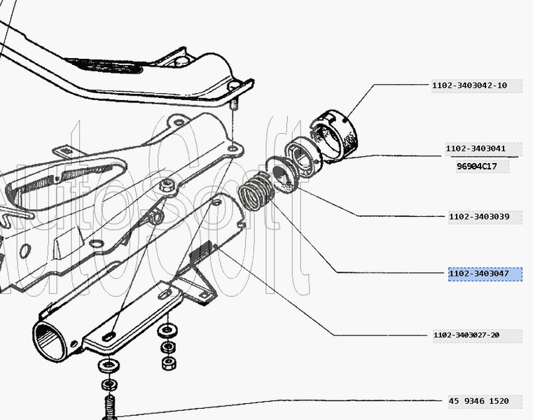 Подшипник рулевого вала ЗАЗ 1102 Таврия  1989 хэтчбек 1.1 Бензин Херсон