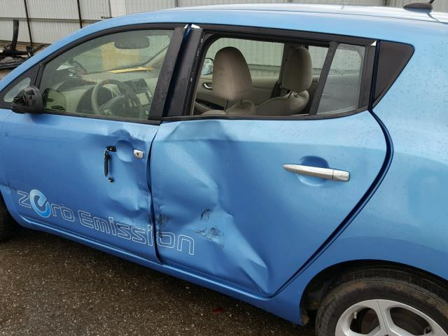 Левые двери 2 шт Nissan Leaf  2012 хетчбек 1.0 Электро 