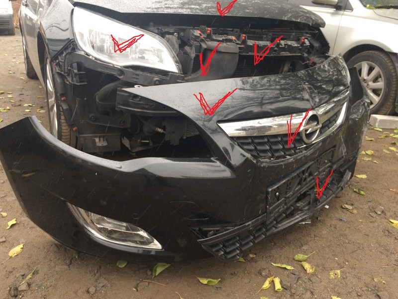 Капот Opel Astra J 2011 универсал 1.3 Дизель Черкассы