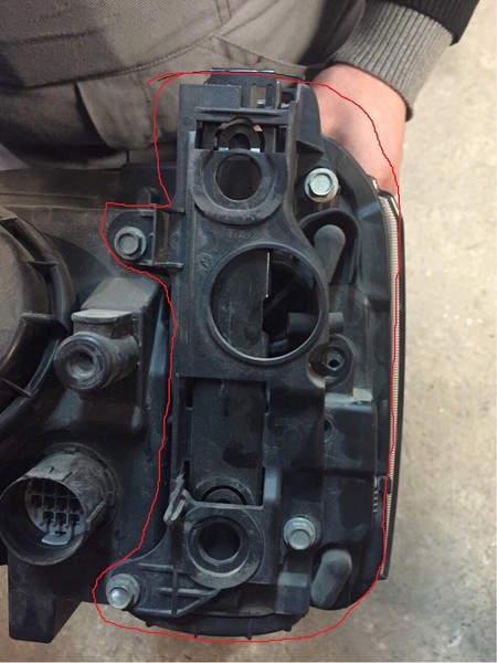 Крепление фары Land Rover Range Rover Sport 4.2 2009 г.  4.2 л бензин Одесса