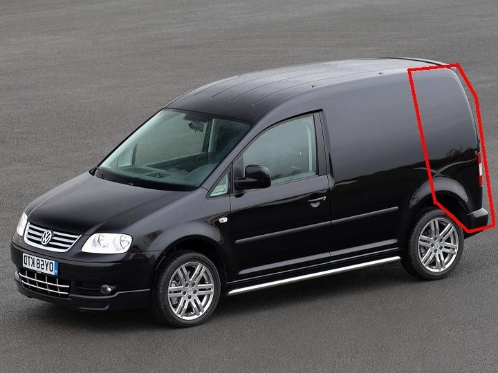 Боковина кузова 2K0809843A   Volkswagen Caddy