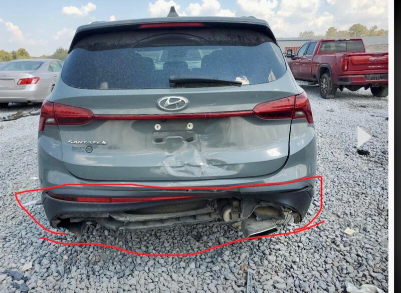 Задній бампер Hyundai Santa FE  2021 25.0 Бензин Дрогобич