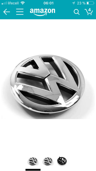 Емблема передня 5C6853601ULM   Volkswagen Jetta
