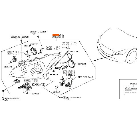 Фара передняя правая Infiniti Q70 37 2010 3.7 Бензин Харьков
