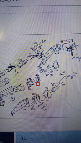 Воздуховод отопителя Mercedes-Benz Sprinter  2008 2.2 Дизель Харьков