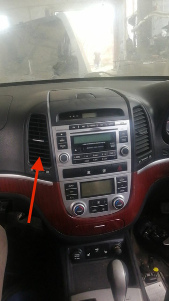 Воздуховод отопителя 974102B000   Hyundai Santa FE