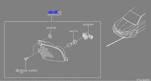 Противотуманная фара 261559F926   Nissan Primera
