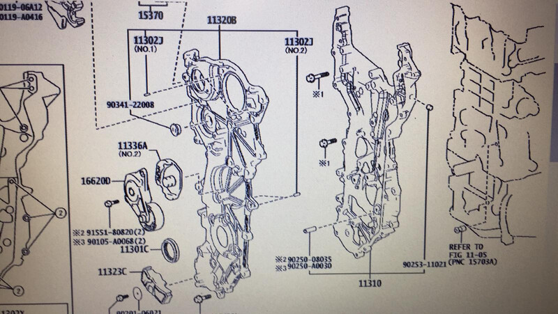Крышка грм наружная и внутреняя Toyota RAV4 A25AFKS 2019 2.5 Бензин Киев