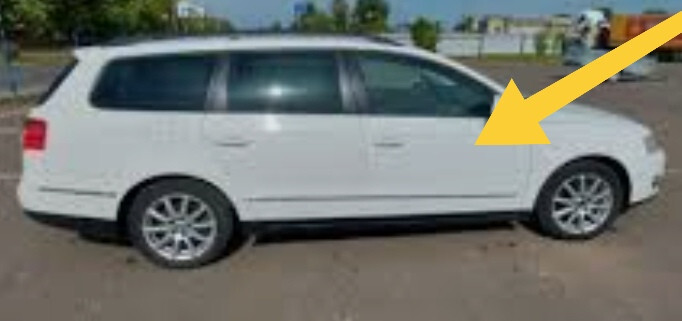 Двері передні праві голі Volkswagen Passat B6  2008 універсал 2.0 Дизель Мукачево