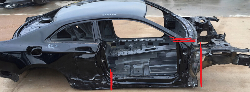 Порог правый со стойкой Audi A5  2011 Одесса