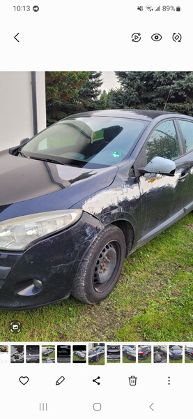 Передня фара Renault Megane 3 хетчбек 2009 р.  1.6 л бензин Рожище