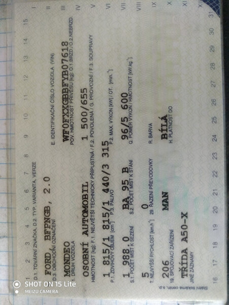 Датчик ABS задний левый Ford Mondeo  2000 2.0 Бензин 