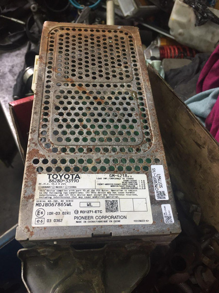 Блок магнитолы Lexus ES  2014 3.0 Гибрид 