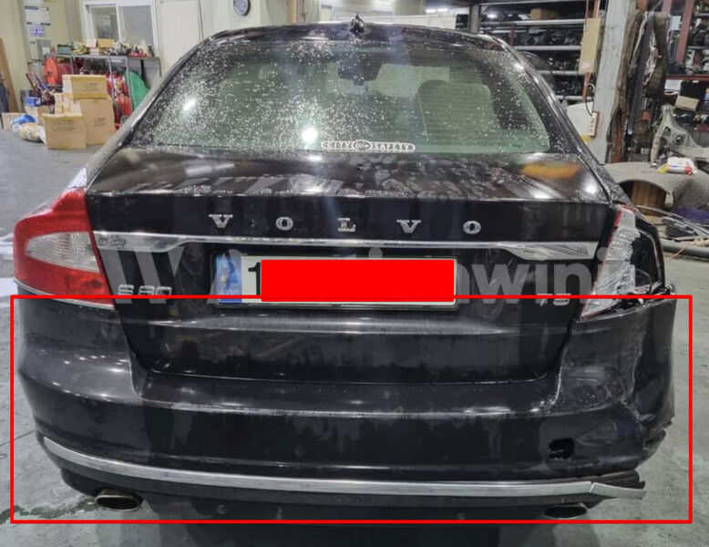 Бампер задний Volvo S80 2015 г.