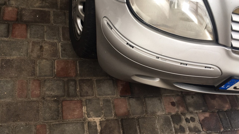 Молдинг бампера хром Mercedes-Benz A-Class A170 2002 хэтчбек 1.7 Дизель Одесса