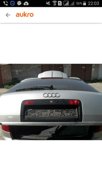 Рамка под номер Audi A6 Avant 2002 универсал 2.5 Дизель Черкассы