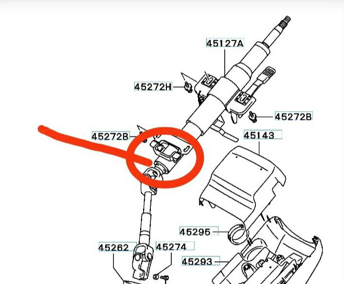 Подшипник рулевого вала Mitsubishi Lancer СК1 1996 1.3 Бензин Одесса