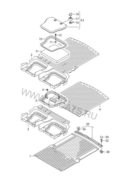 Рамка для пола Volkswagen Caddy 3 2014 г.  2.0 л дизель Одесса