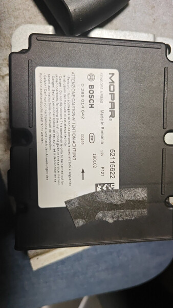 Блок управління Airbag Jeep Renegade  2019 2.4 Бензин 