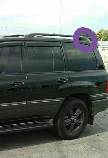 Накладка релингов Lexus LX 570 2004 5.7 Бензин 