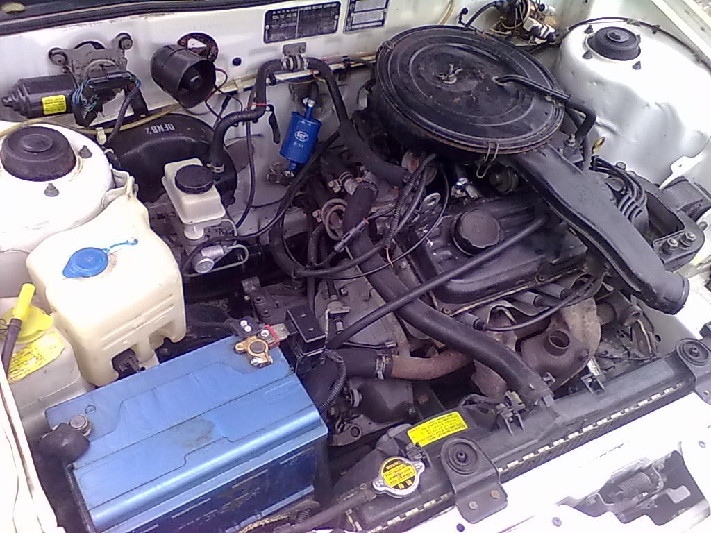 Двигатель б\у Hyundai Pony карбюратор 1993 1.5 Бензин Каменское