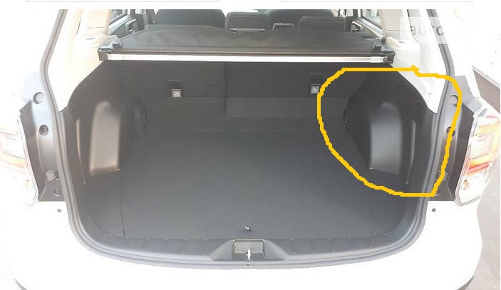 Пластик багажника Subaru Forester SJ  2014 2.0 Бензин Дніпро